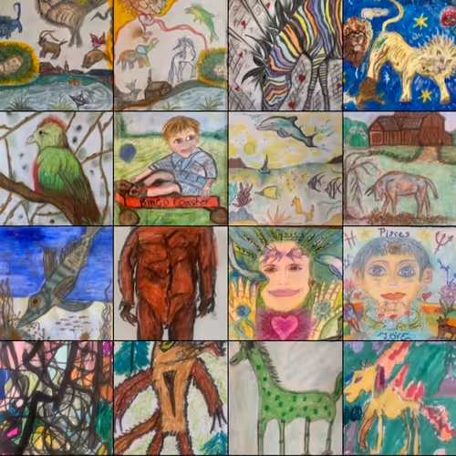 Painted portraits of all ages