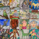 Painted portraits of all ages