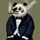Panda AI Generated Digital Art