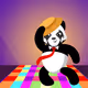 Panda disco dancer