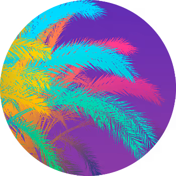 Pastel Palms Collection #3