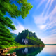 Peace and beauty of life
