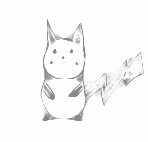 Pencil drawing patch