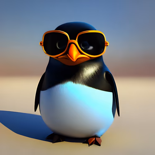 Penguins in sunglasses