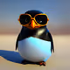 Penguins in sunglasses
