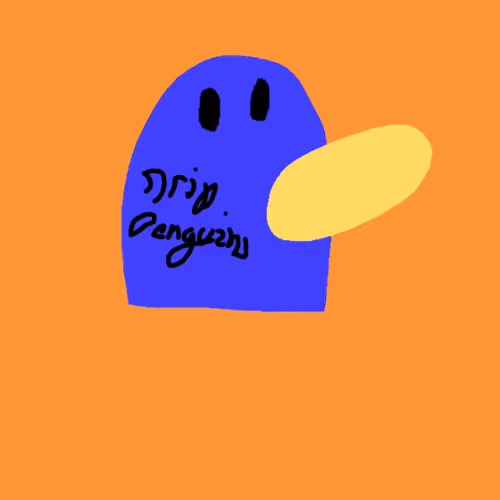 Penguins with drip - old