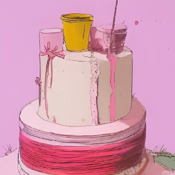 Pink Cake by Savaverse