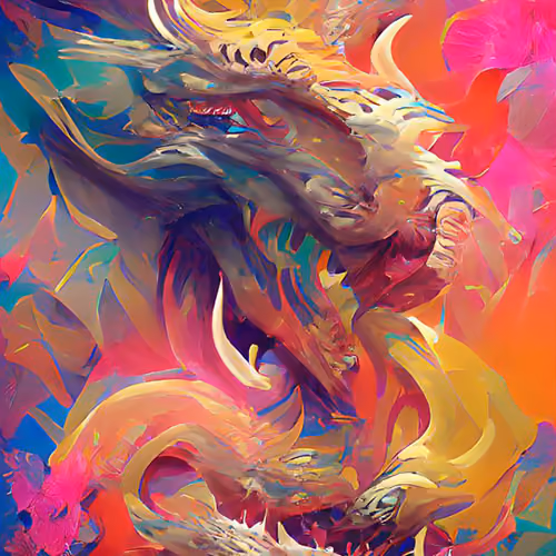 Pink Dragons - old