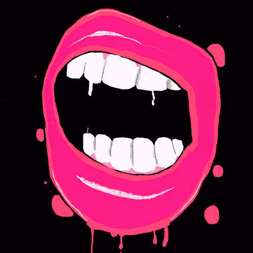 Pink mouth