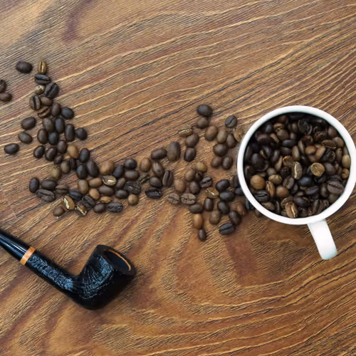 Pipe and coffee