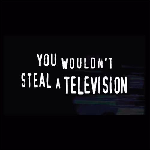 Piracy. It's a crime.
