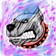 Pitbull face art collection
