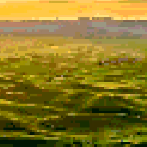 pixel dip terrains