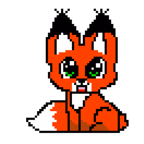 pixel animal flower cats