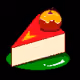 Pixel art cake