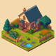 Pixel Art Houses