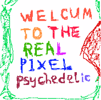 Pixel Art Psychedelic