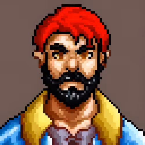 pixel avatar man