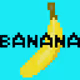 Pixel Banana Art