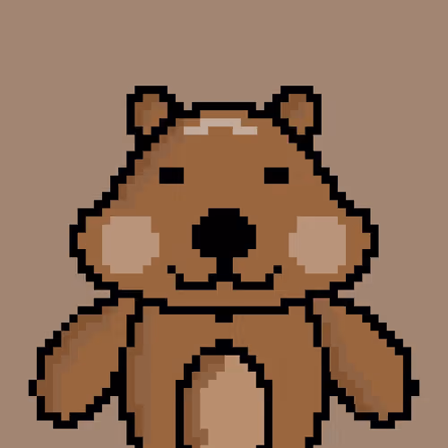 pixel bear art