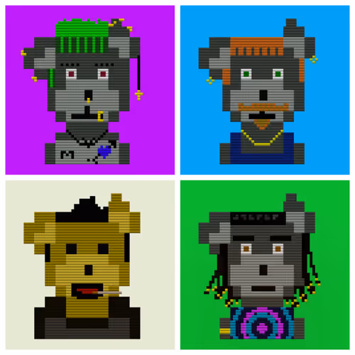 Pixel Crypto Bears