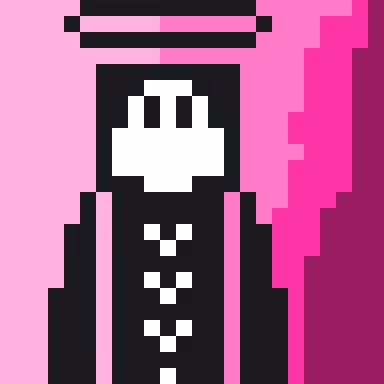 Pixel dark doll