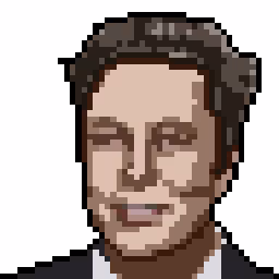 Pixel Elon Musk - old