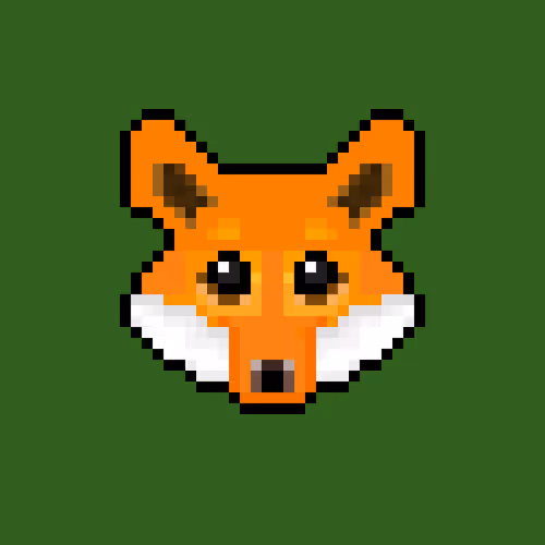 Pixel fox forest
