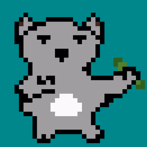 Pixel koala collection