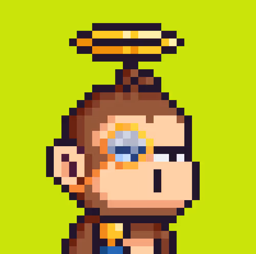 Pixel Monkey Hood NFT