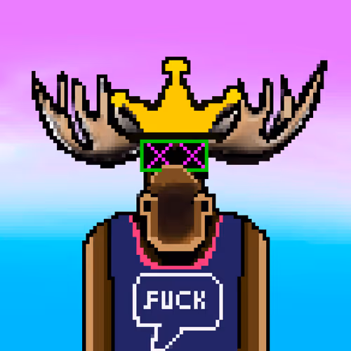 Pixel Moose Planet
