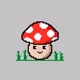 pixel mushroom collectables