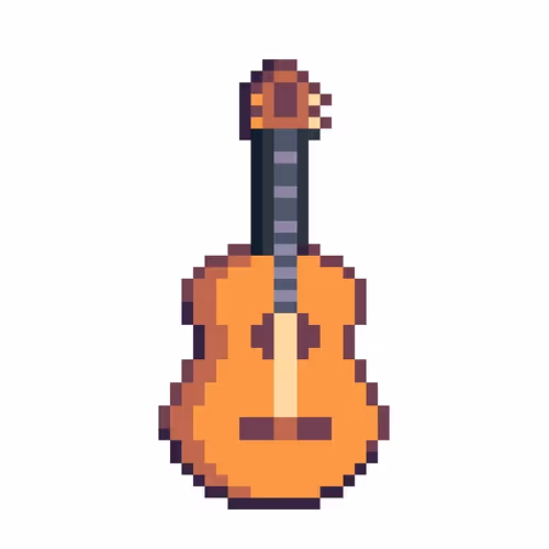 Pixel musical instruments