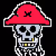 pixel pirate crew(Minecraft pirates?)