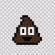 Pixel Poo Emoji #001