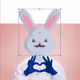 Pixel Rabbitar falls in love