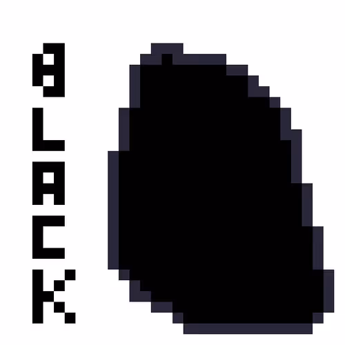 Pixel Rock Black