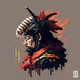 Pixel samurai Face
