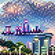 Pixel Skyline - old