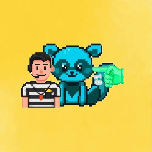 Pixel Squirrel Football#4