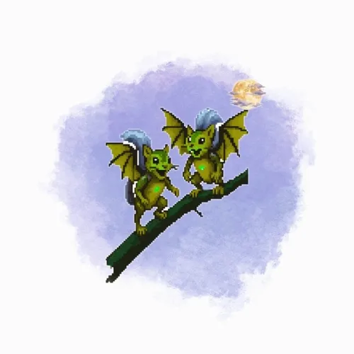 Pixel Squirrel Vampire #2