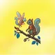 Pixel Squirrel with Fairy #10