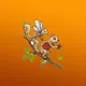 Pixel Squirrel with Fairy #6