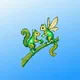 Pixel Squirrel with Fairy #5