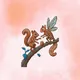 Pixel Squirrel with Fairy #7
