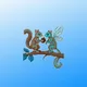 Pixel Squirrel with Fairy #9
