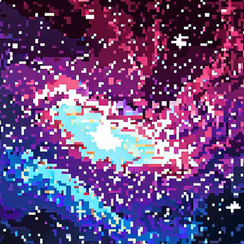 pixel art cosmos