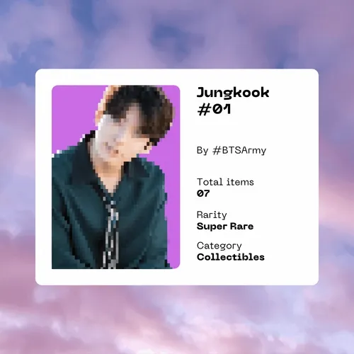 Pixelated Cards of BTS!