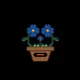 Pixelated Flower