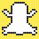 PIXELATED LOGO SOCIAL NETWORK